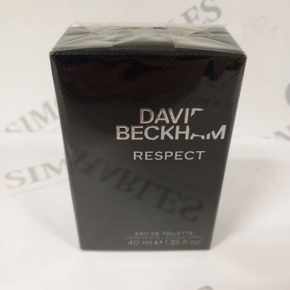 BOXED AND SEALED DAVID BECKHAM RESPECT EAU DE TOILETTE 40ML
