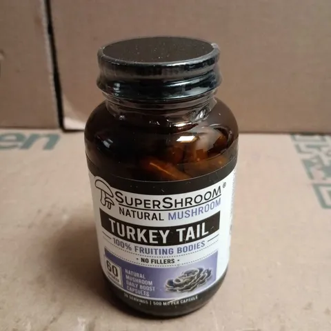 SUPERSHROOM TURKEY TAIL MUSHROOM CAPSULES – 60 CAPSULES 