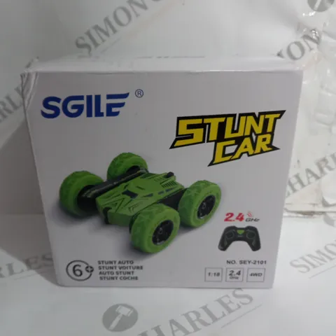 BOXD SGILE STUNT CAR IN LIME GREEN