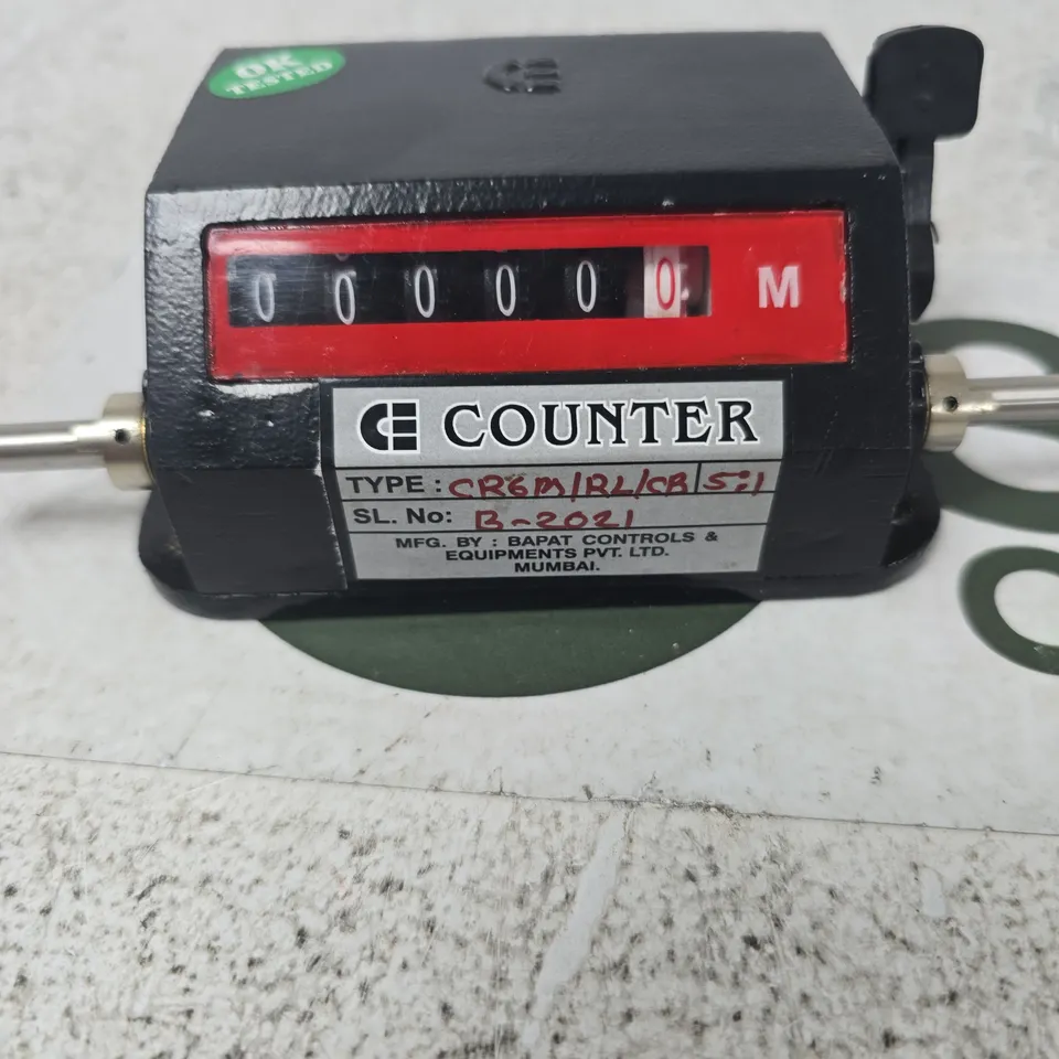 ADVANCER UK MECHANICAL COUNTER – TYPE CR6M/RL/CB, SINGLE UNIT