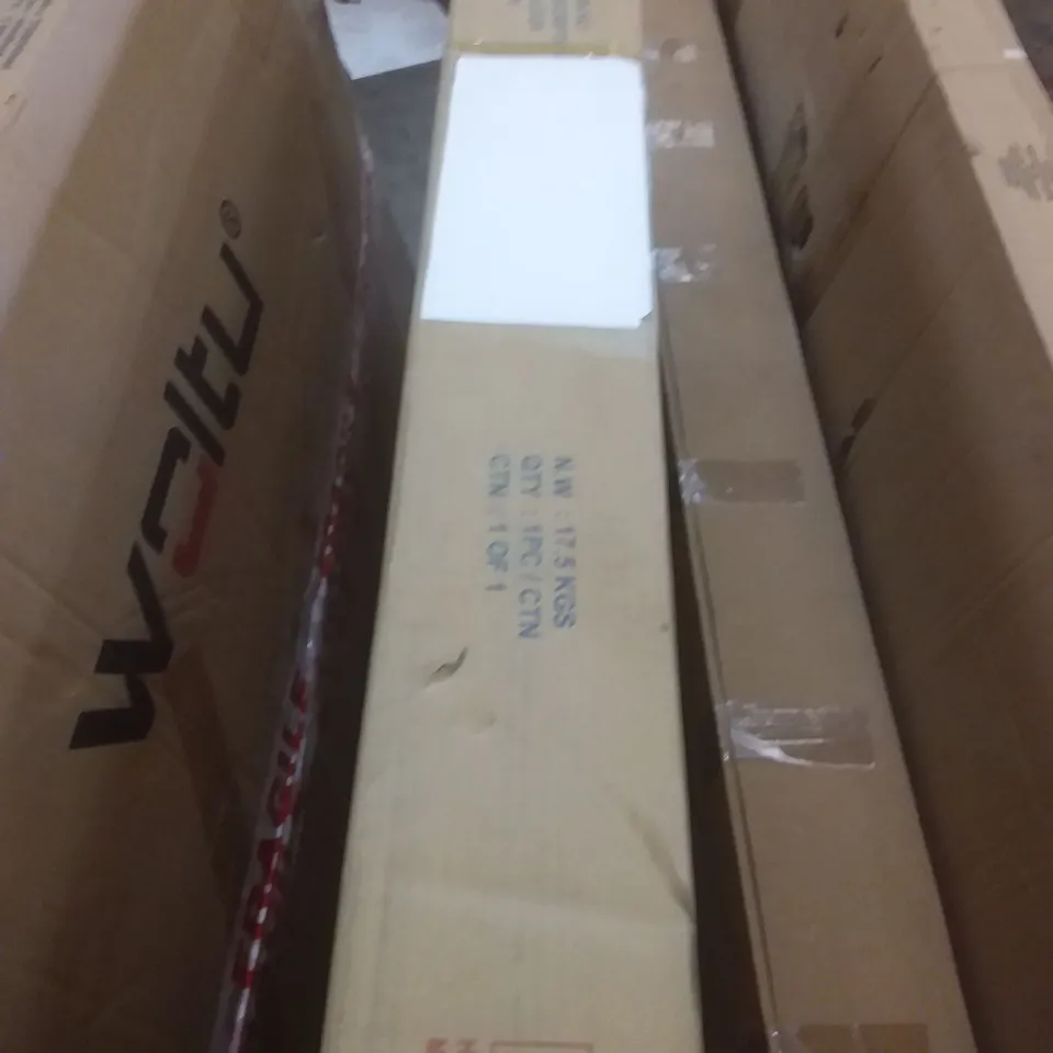 BOXED ALTONA 3.5 DINING TABLE - LIGHT OAK / STONE GREY