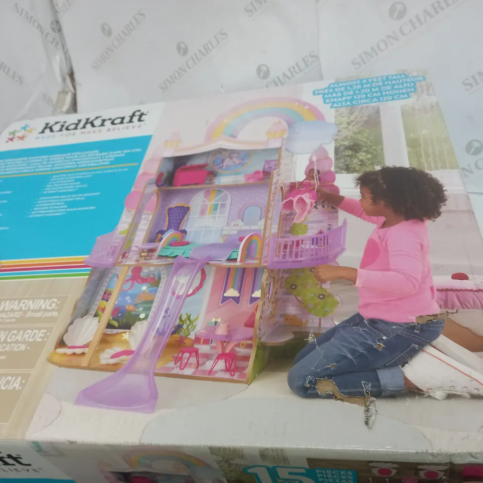 RAINBOW DREAMERS UNICORN MERMAID DOLLHOUSE RRP £126.99