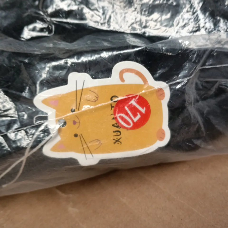 BLACK JACKET IN SEALED PLASTIC BAG 