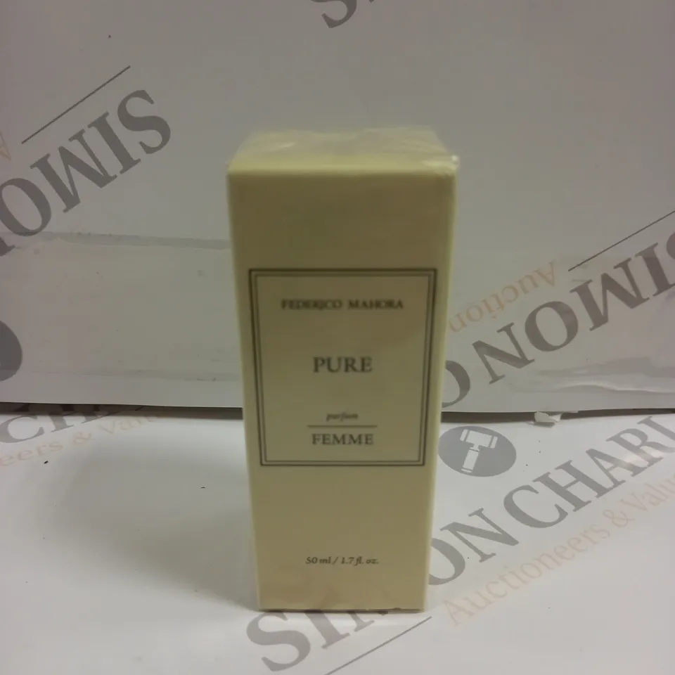 BOXED AND SEALED FEDERICO MAHORA PURE PARFUM FEMME 50ML