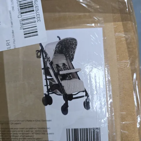  MY BABIIE MB51 PLUS STROLLER FAWN LEOPARD - COLLECTION ONLY 