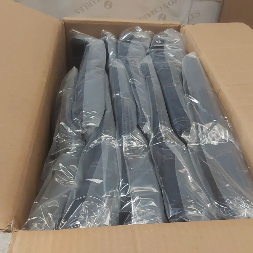 BOX CONTAINING APPROXIMATELY 10x BRAND NEW SIMPLY BE INDIGO DENIM MINI DRESSES - SIZE 20