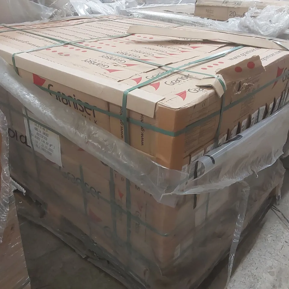 PALLET CONTAINING APPROXIMATELY 57x BOXES OF GRANISER 6pcs 14.5 x 89.5cm TILES