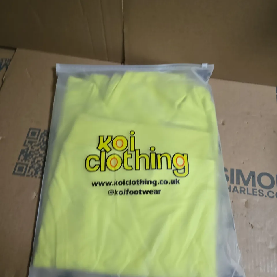 BOX OF APPROXIMATELY 10 KOI PICKLED SLIME OVERSIZED HOODIE - SIZE S