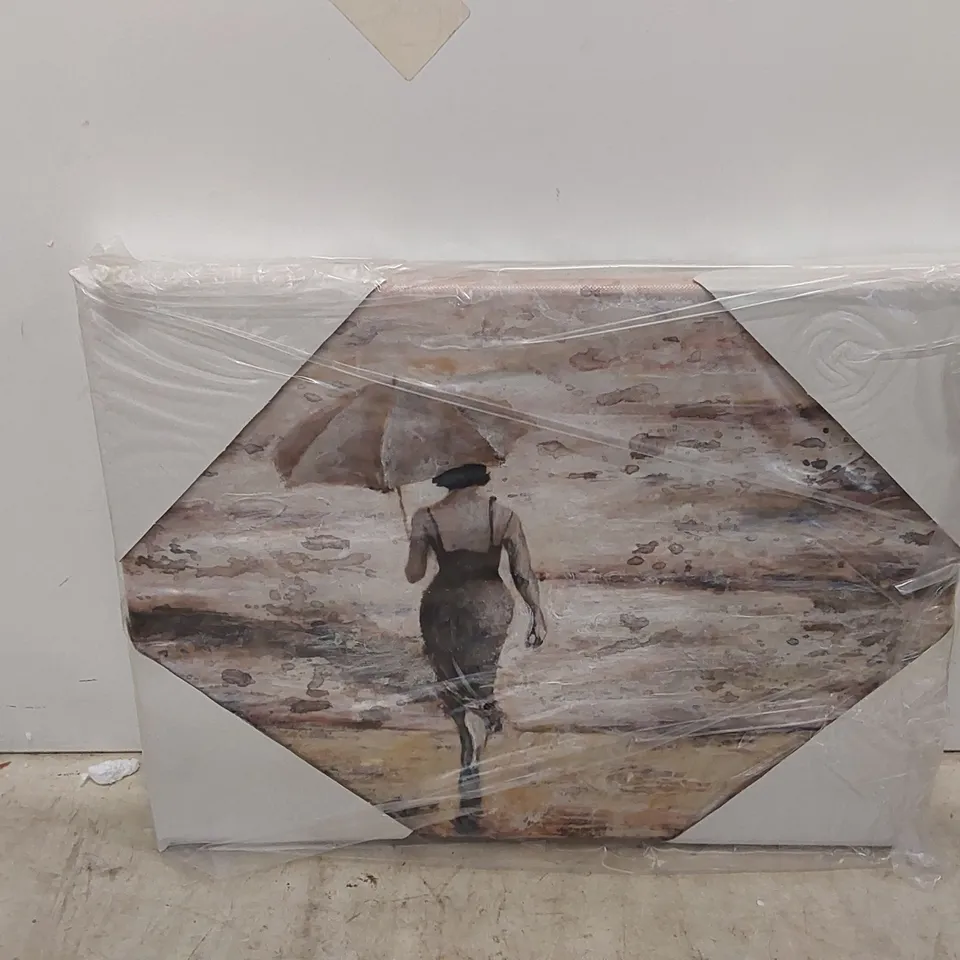 BOXED CANVAS PAINTING - 59992 UMBRELLA TIME (1 BOX)