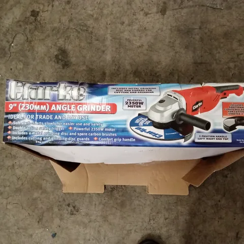 BOXED CLARKE CAG2350C 230MM ANGLE GRINDER