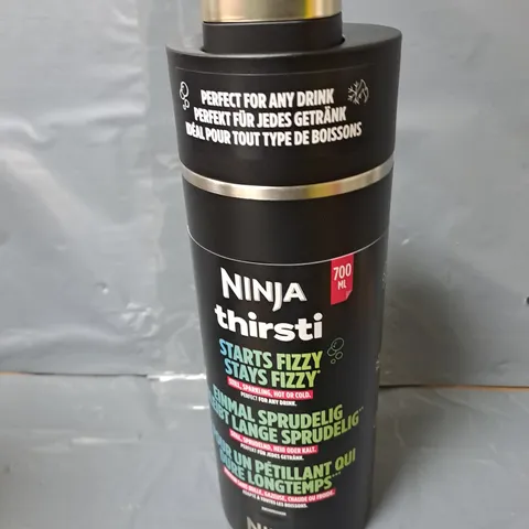 NINJA THIRSTI BOTTLE IN BLACK (700ML)