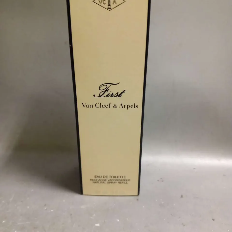 BOXED FIRST VAN CLEEF AND ARPELS EAU DE TOILETTE 90ML