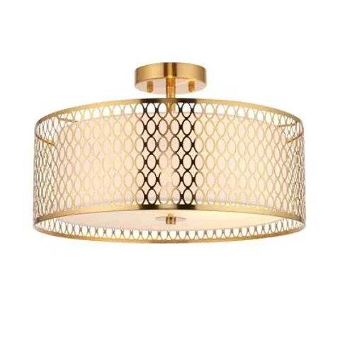 BOXED ERIKA SEMI FLUSH MOUNT