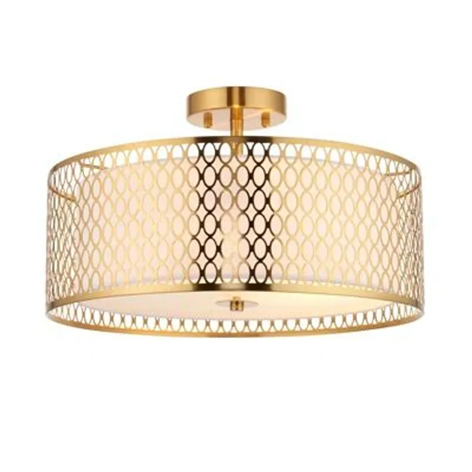 BOXED ERIKA SEMI FLUSH MOUNT