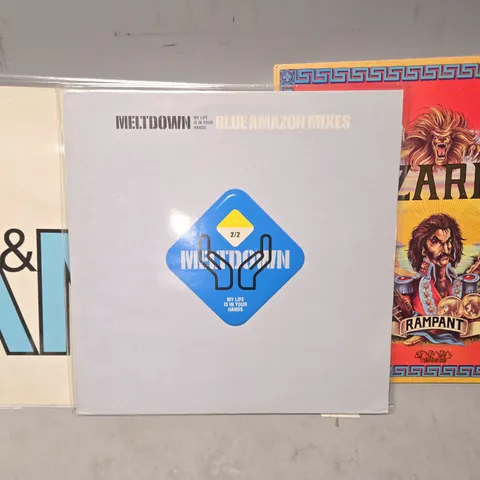 APPROX 10 ASSORTED VINYLS TO INCLUDE MELTDOWN, NAZARETH, CE CE PENISTON, ETC