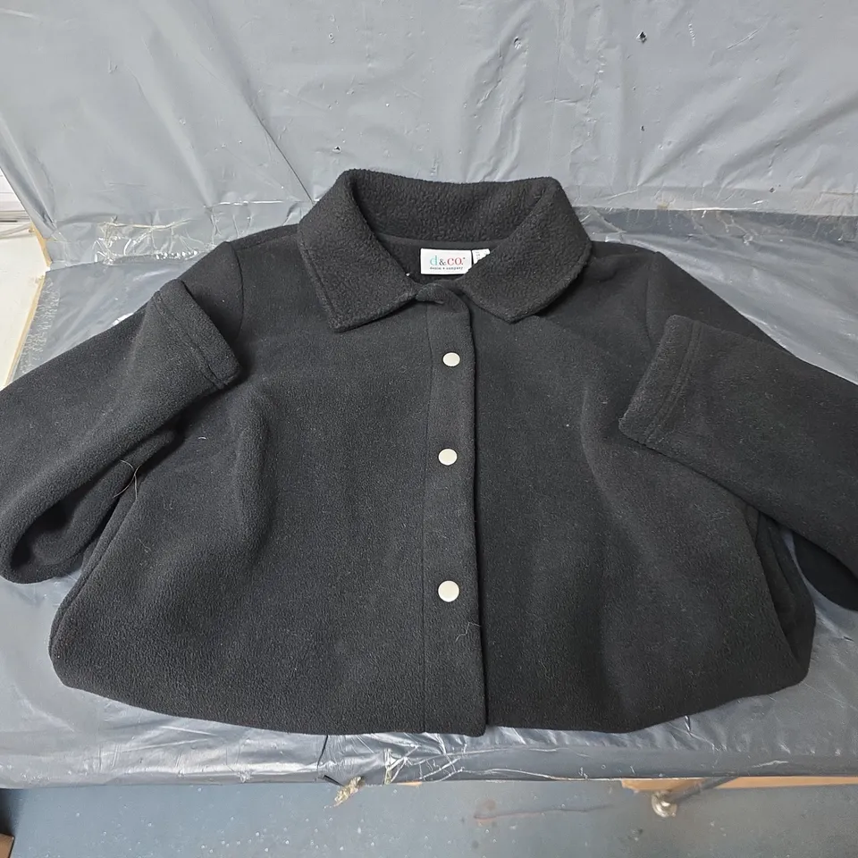 2X D&CO SHERPA BLACK JACKETS IN VARIOUS SIZES