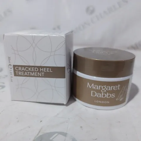 BOXED MARGARET DABBS PURE CRACKED HEEL TREATMENT BALM 30ML