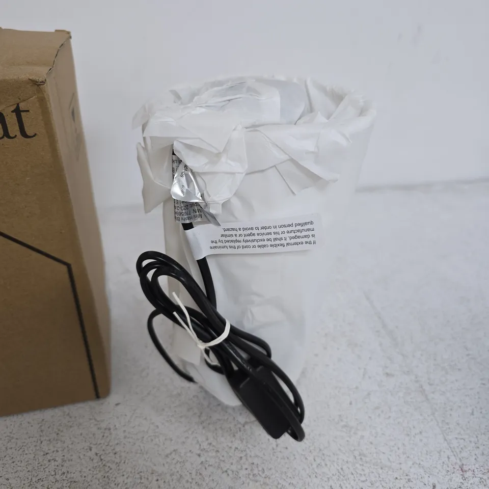BOXED HABITAT MINI HASHI BLACK TABLE LAMP