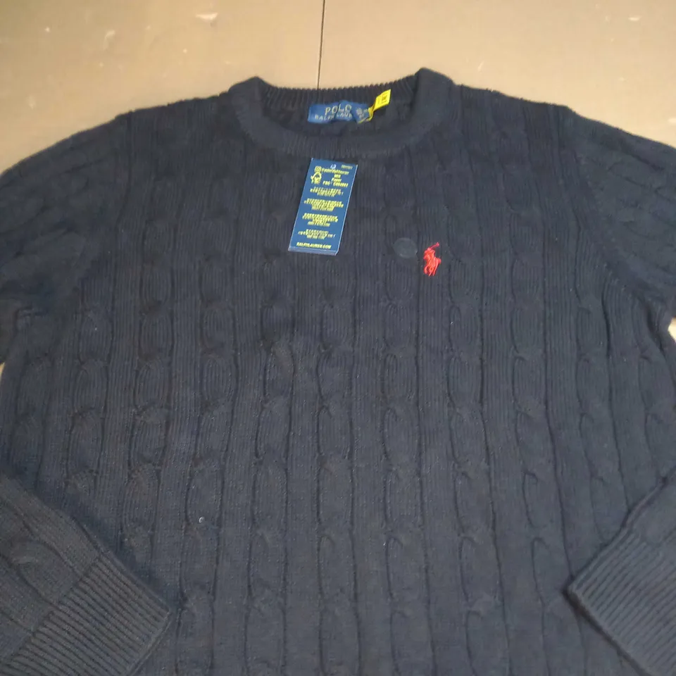 POLO RALPH LAUREN KNITTED JUMPER SIZE M