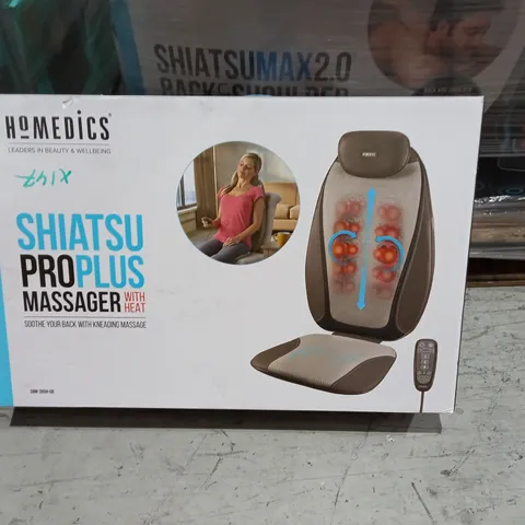 BOXED HOMEDICS SHIATSU PRO PLUS MASSAGER WITH HEAT