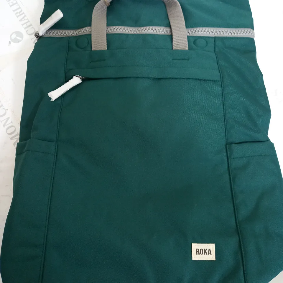 ROKA FINCHLEY RECYCLED POLYESTER LARGE BAG IN TEAL