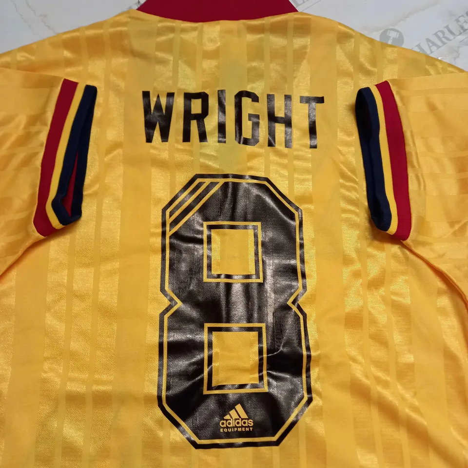 RETRO ARSENAL JERSEY - IAN WRIGHT PRINT - SIZE 34-36"
