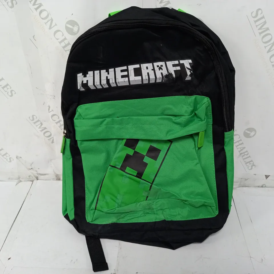 MINECRADT BACKPACK IN GREEN/BLACK