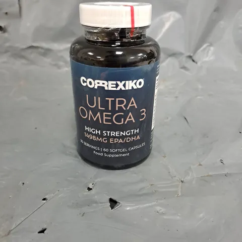 CORREXIKO ULTRA OMEGA 3 HIGH STRENGTH 60 SOFTGELS - SEALED