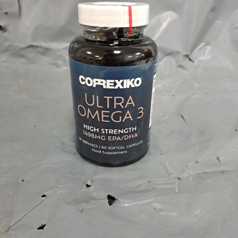 CORREXIKO ULTRA OMEGA 3 HIGH STRENGTH 60 SOFTGELS - SEALED