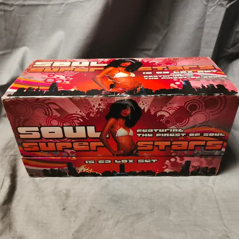SOUL SUPERSTARS 15 CD BOX SET – THE FINEST OF SOUL