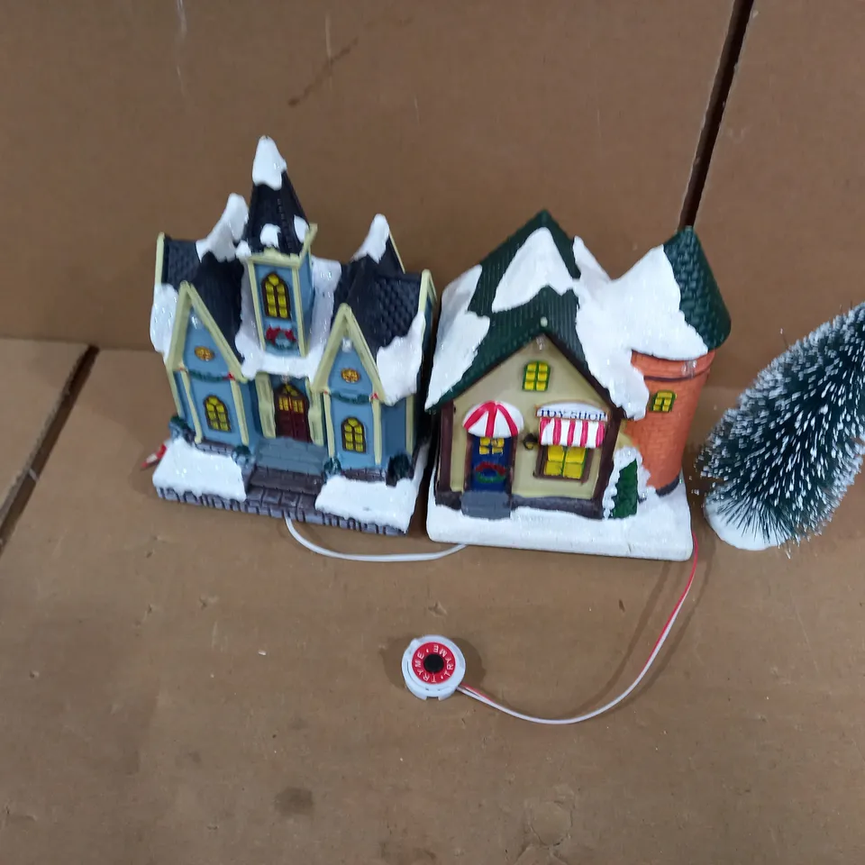 FESTIVE CUSTOMISABLE CHRISTMAS STREET SCENE