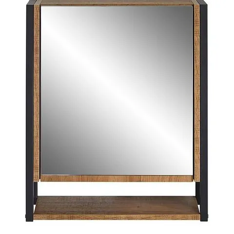 LLOYD PASCAL LINLEY SINGLE MIRROR BATHROOM WALL CABINET - COLLECTION ONLY