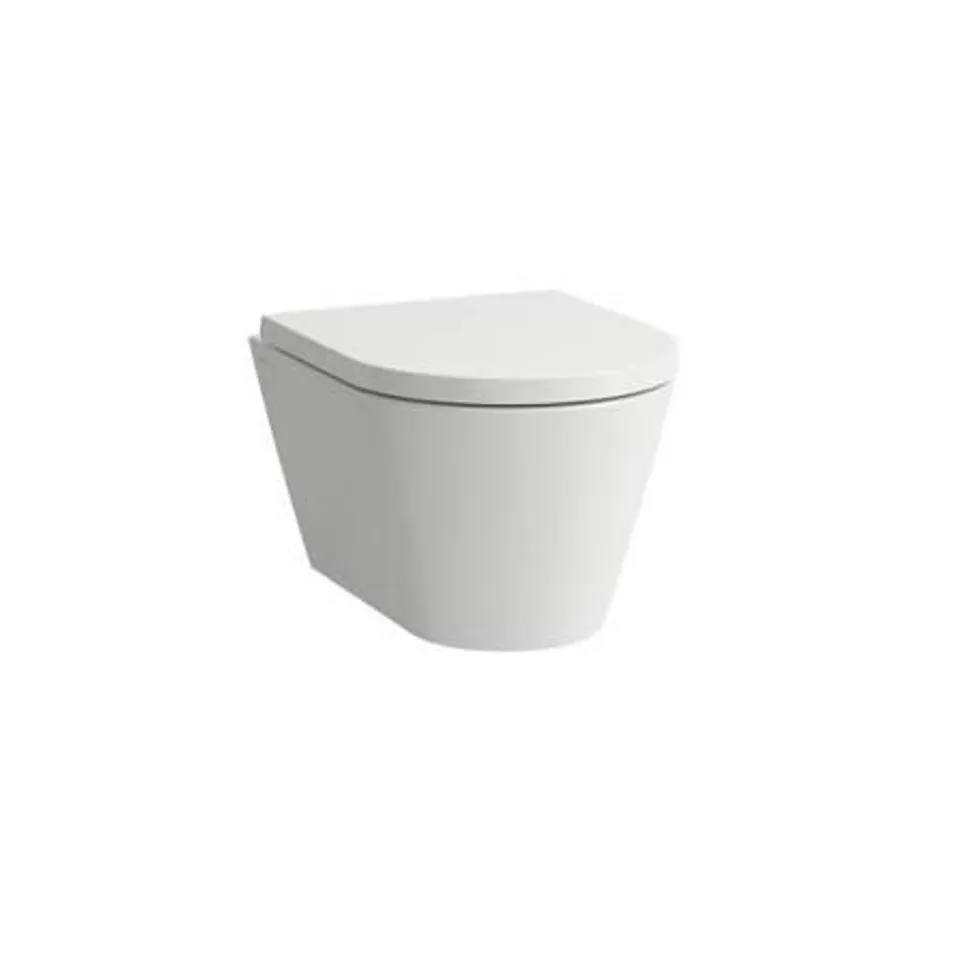 BOXED KARTELL LAUFEN WALL-HUNG WC 'COMPACT', WASHDOWN, RIMLESS