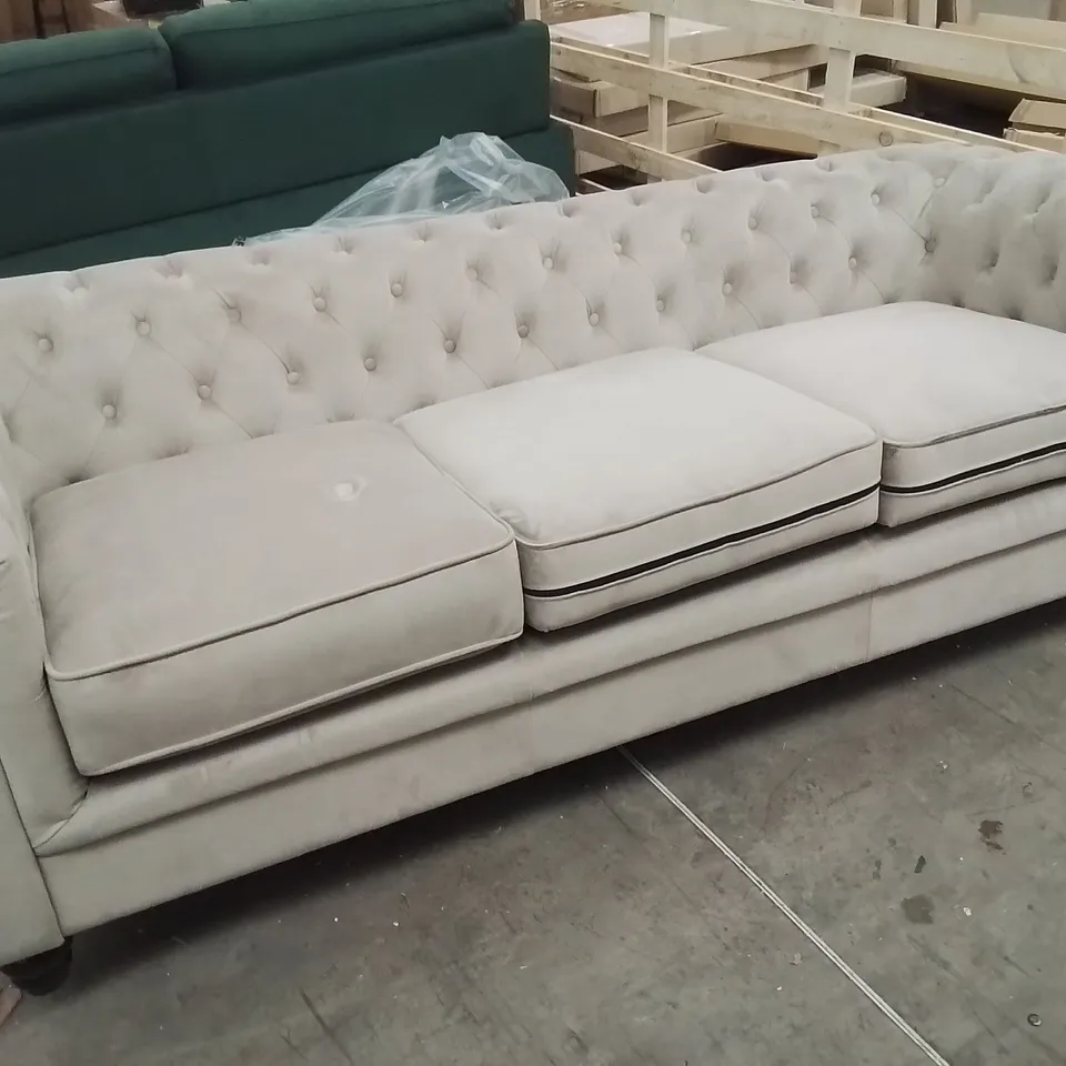 VELVET 3 SEATER SOFA 