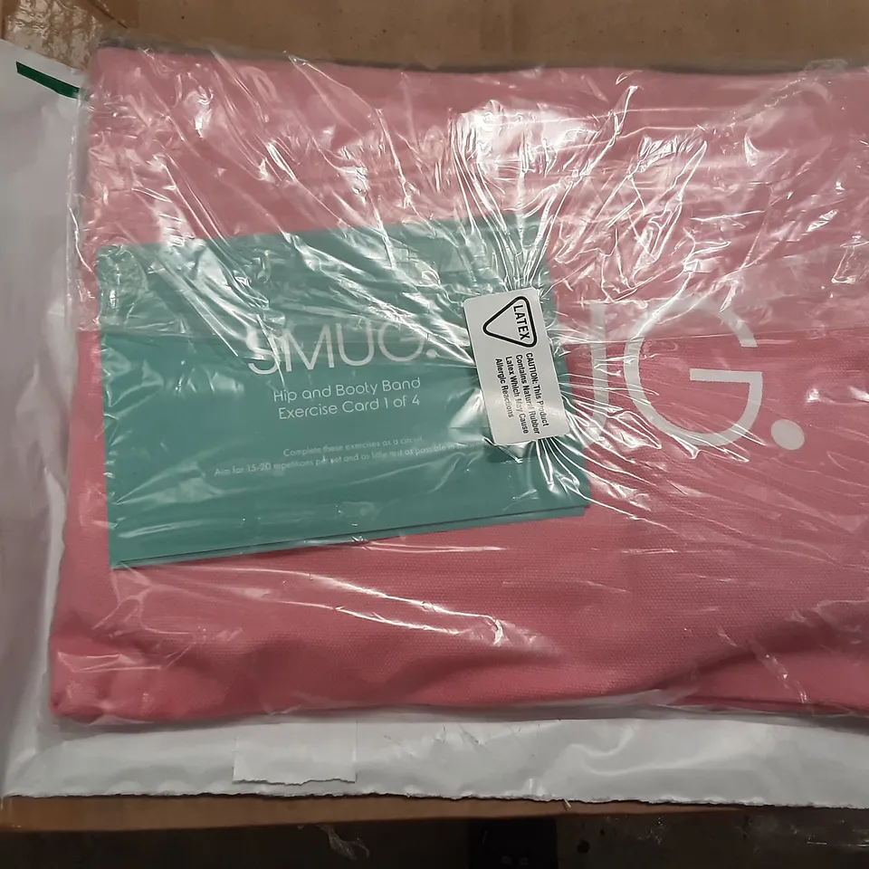PALLET OF 14 BOXES OF SMUG. HIP AND BOOTY BANDS