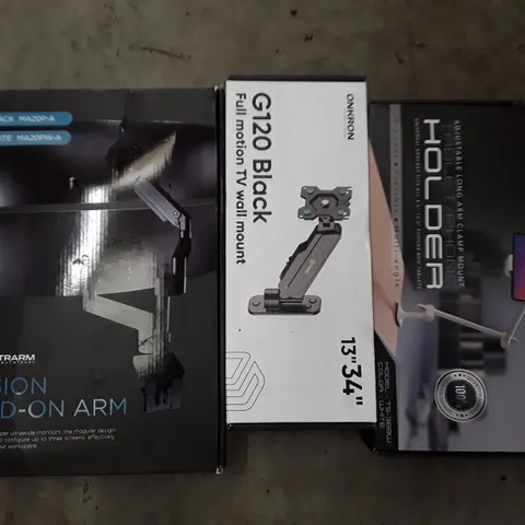 PALLET CONTAINING AN ASSORTMENT OF FULL TV AND MONITOR WALL MOUNT 