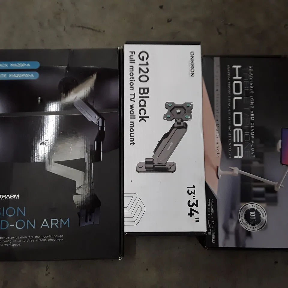 PALLET CONTAINING AN ASSORTMENT OF FULL TV AND MONITOR WALL MOUNT 