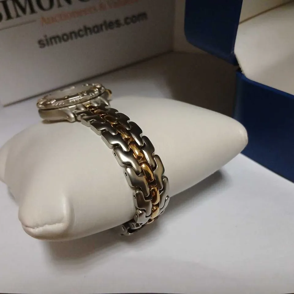 BOXED ROTARY LADIES' TWO-TONE BRACELET WATCH 