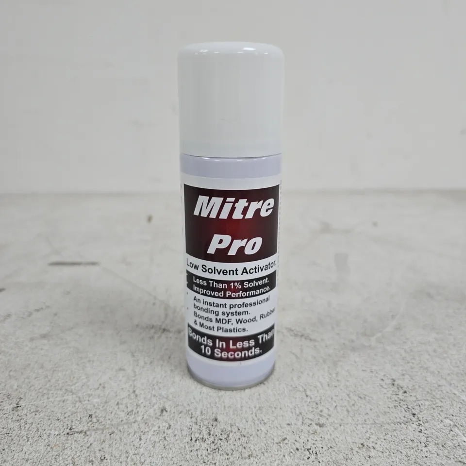 SET OF 12 MITRE PRO LOW SOLVENT ACTIVATOR SPRAY CAN 200ML BOXED