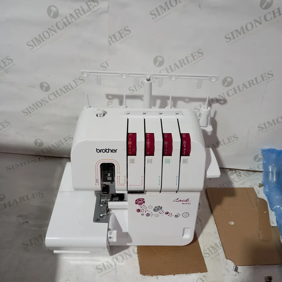 BROTHER M343D OVERLOCKER IN WHITE