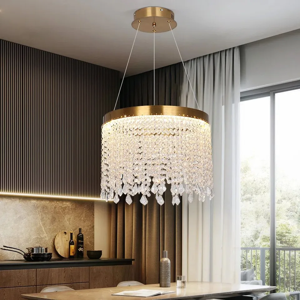 BOXED EBRAHIM CRYSTAL LED CHANDELIER