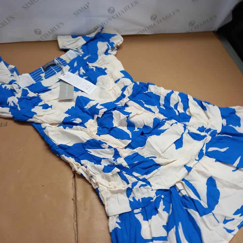 MINT VELVET PHILIPPA FLORAL MINI DRESS - UK 14