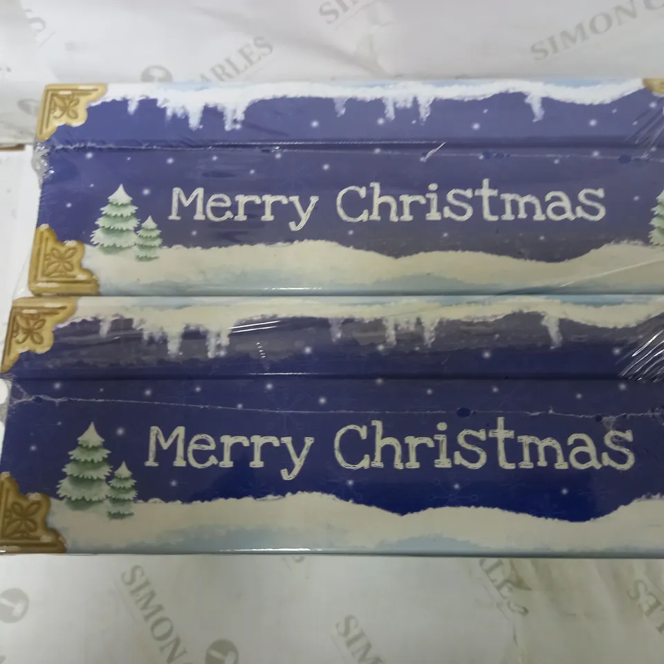 LOT OF 2 CHRISTMAS EVE GIFT BOX (CHRISTMAS BOX) NOVELTY BOOK RRP £21