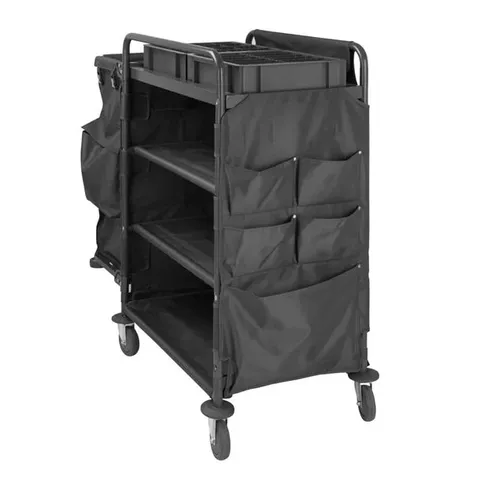 BOXED JANTEX COMPACT HOUSEKEEPING TROLLEY