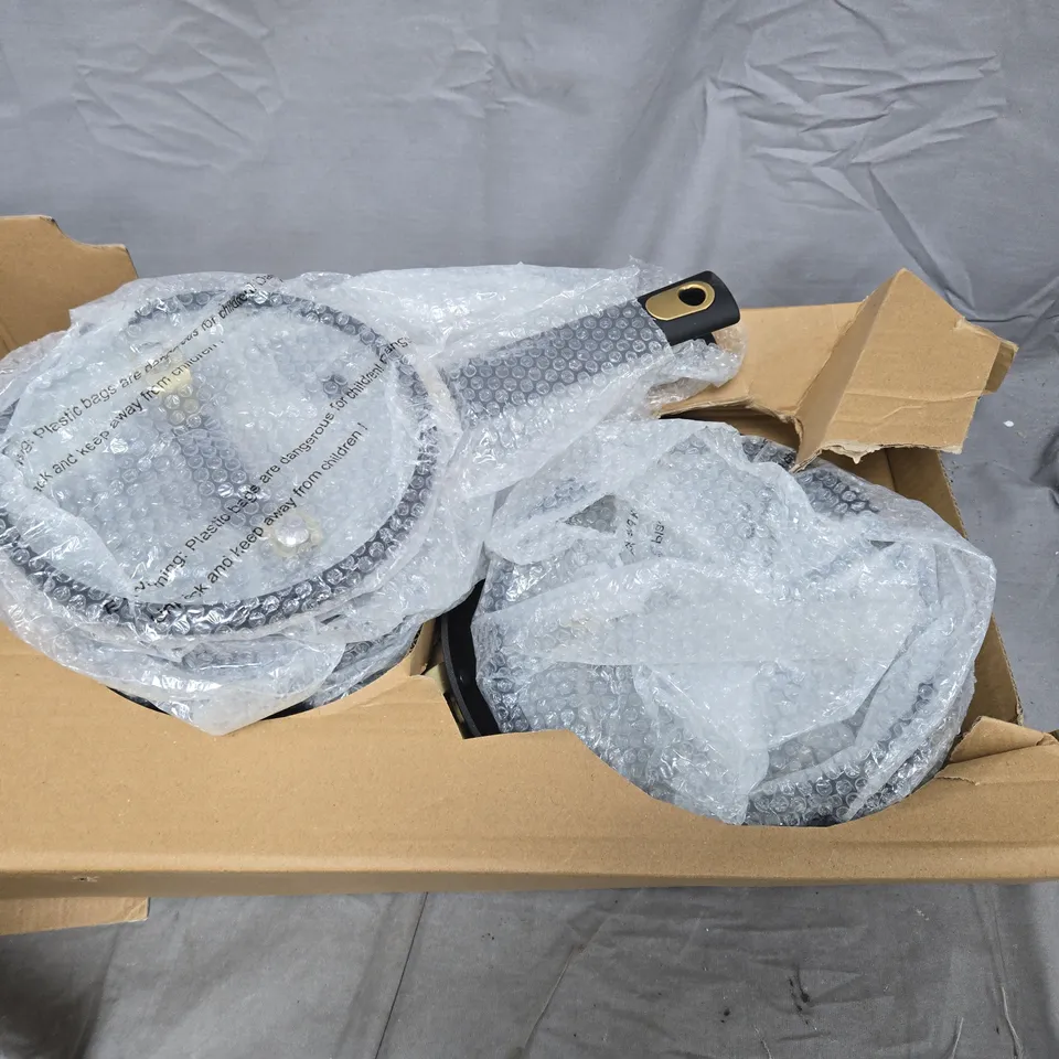 BOXED HOME ALUMINIUM 5-PIECE PAN SET: SAUCEPANS 16/18/20/24 CM + 24 CM FRYING PAN