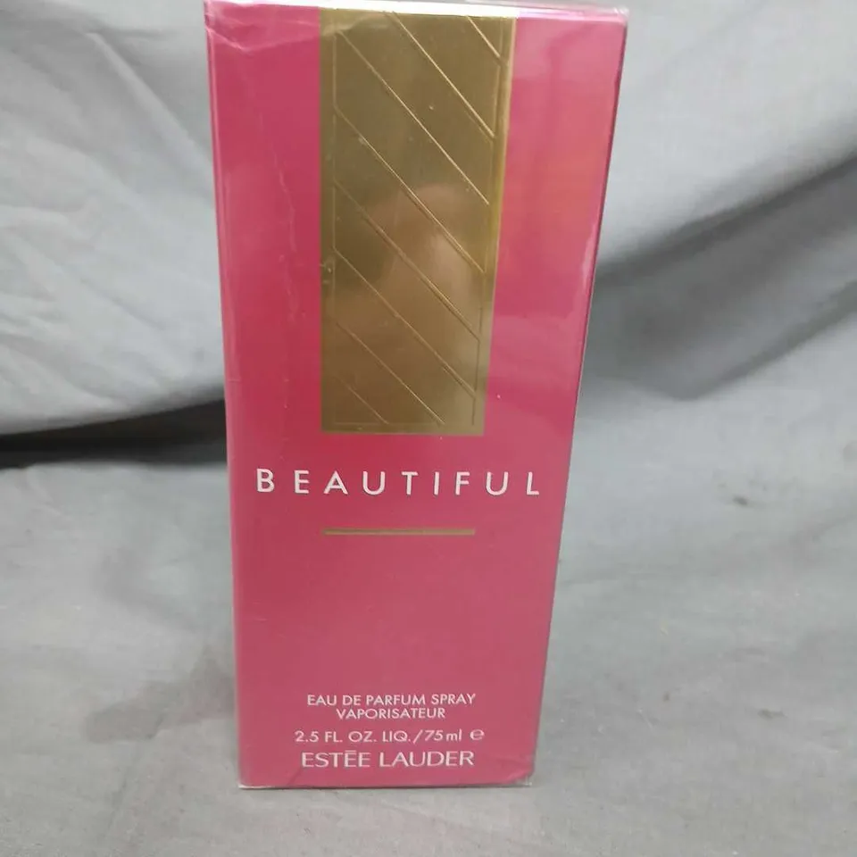 BOXED AND SEALED ESTEE LAUDER BEAUTIFUL EAU DE PARFUM 75ML SPRAY