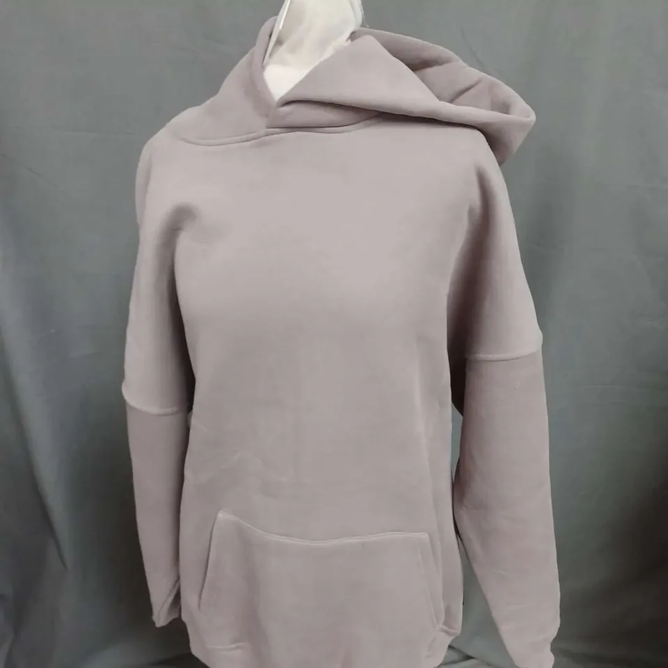 BLAKEY PRINTED HOODIE IN TAUPE SIZE L