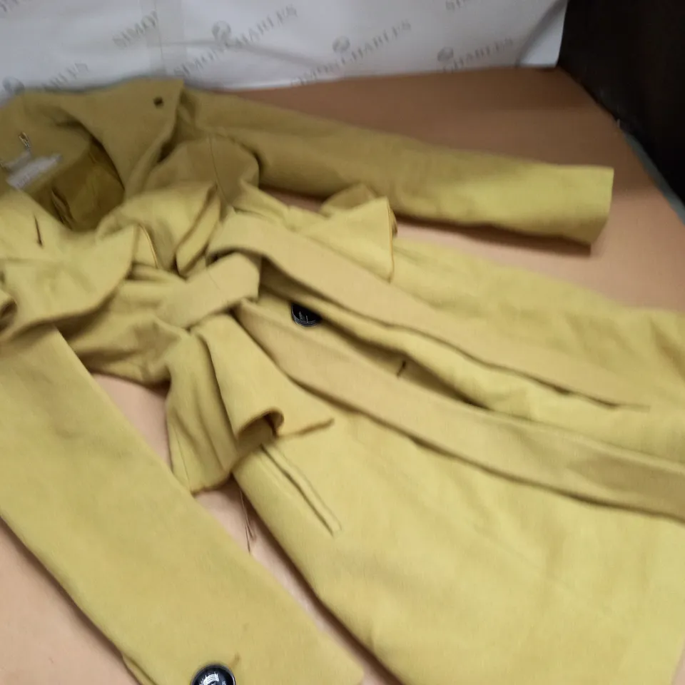 KAREN MILLEN GREEN COAT - UK 8