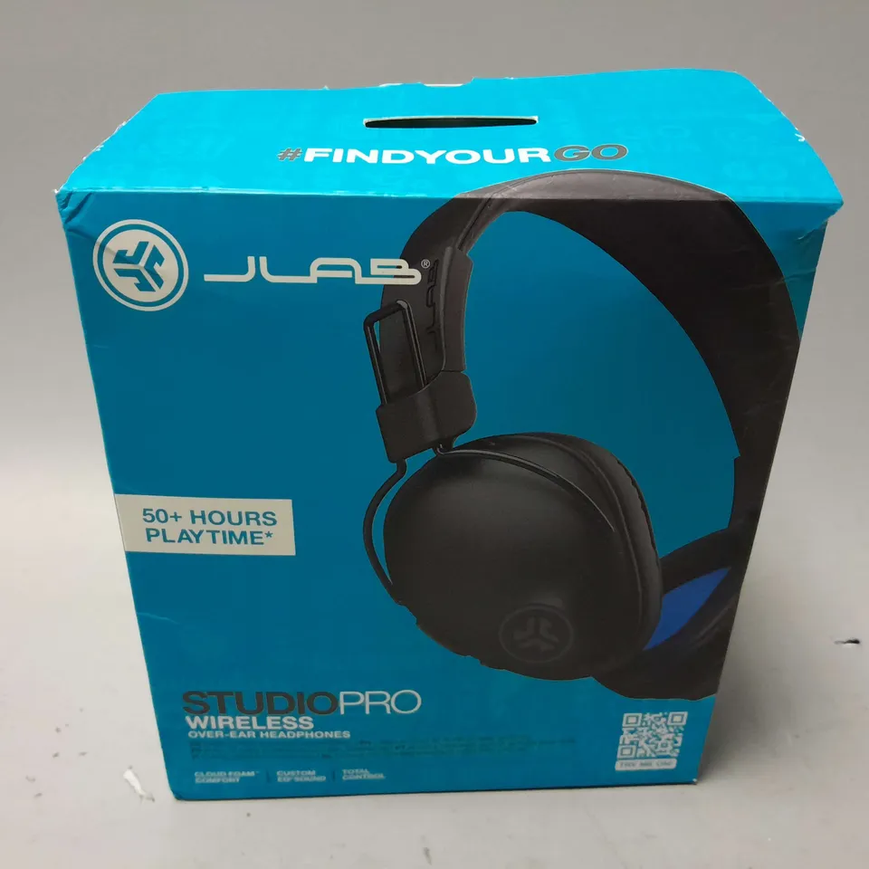 BOXED JLAB STUDIO PRO WIRELESS HEADPHONES IN BLACK