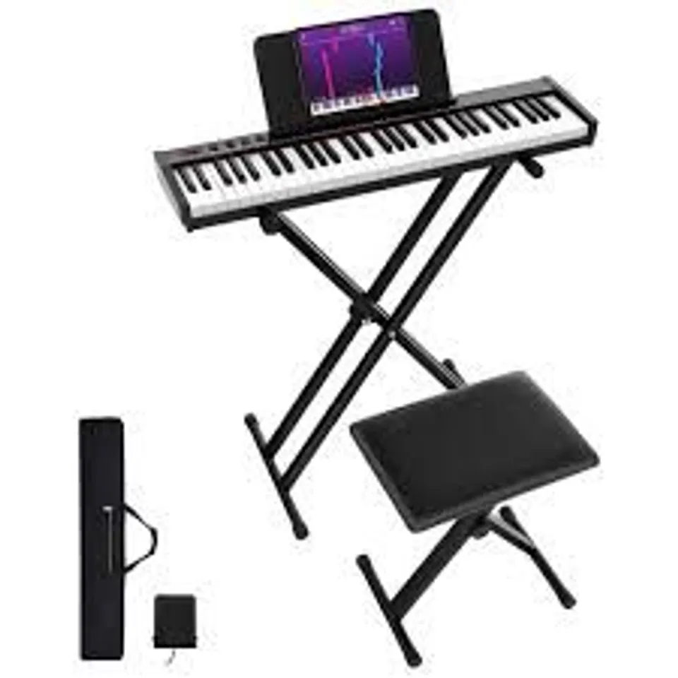 BOXED COSTWAY 61 KEY PORTABLE ELECTRONIC KEYBOARD PIANO WITH STAND